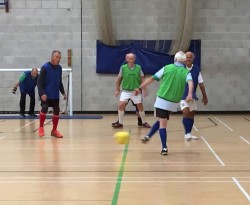 training walking football