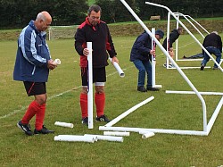 Troon AFC Walking Football teamwork in action