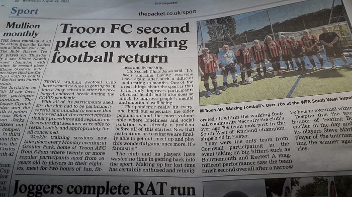 TroonAFCWalkingFootball.com