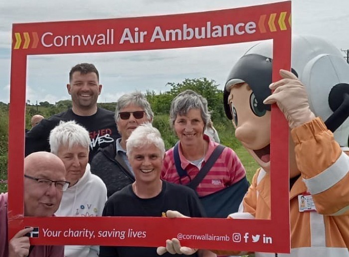 Sorting Cornwall Air Ambulance at Troon AFC Grouter Park